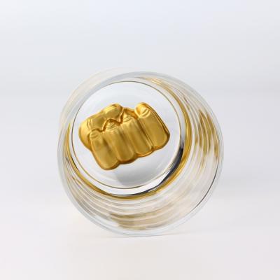 China Creative Handcrafted Design Viable Crystal Whiskey Round Glasses Iceberg Mountain for sale