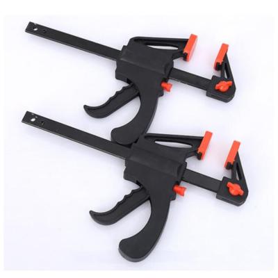 China Fastening One-Handed operate quick release clamps with plastic handle for woodworking for sale