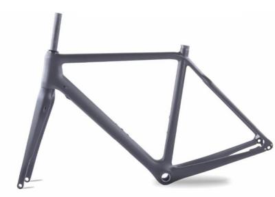 Chine Plein cadre 700c de Cyclocross de fibre de carbone de Toray 700 par le bâti plat d'Axel 142MM à vendre