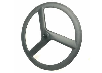 Κίνα Η συνήθεια 3 μίλησε τις ρόδες 700C, ελαφριά ρόδα δίσκων άνθρακα 120 PSI οδικών ποδηλάτων προς πώληση