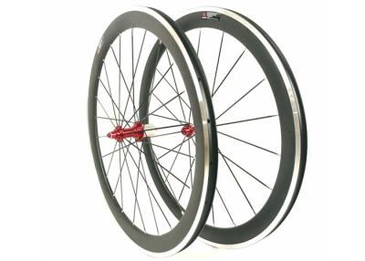 China 20 / 24H 700C Breite der Kohlenstoff-Leichtmetallrad-50MM der Klammer-23MM für Rennrad zu verkaufen