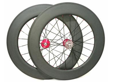 China 25mm Breiten-Kohlenstoff-Bahn-Fahrrad dreht 700c 88mm das Matt-/glatte Vollenden zu verkaufen