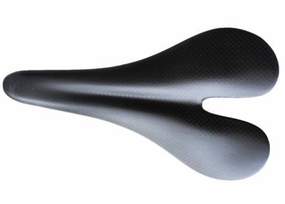 중국 275MM*135MM 탄소 자전거 부속 3K 안락한 자전거 안장 Toray 700 100g 판매용