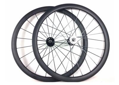 China Röhrenklammer-Kohlenstoff-Radfahrenräder T700, Kohlenstoff 38mm reparierten Hinterrad 700c zu verkaufen