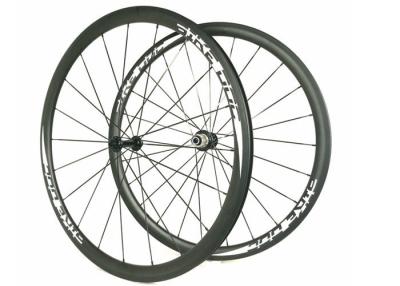 중국 BIKEDOC 탄소 섬유 바퀴 백색 색깔 38MM 인종을 위한 700C EN 표준 700C 판매용