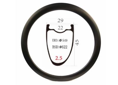 중국 Carbon Rims Gravel 29mm Eccentric All Road Disc Tubeless Bicycle Rim Carbon 판매용