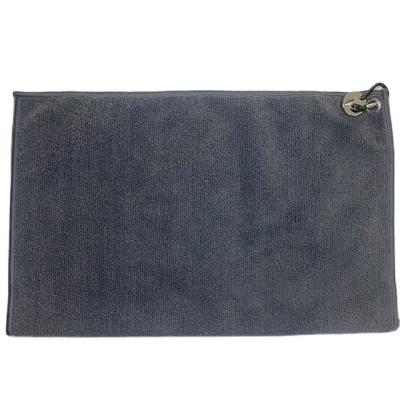 China Custom Golf Event Logo Microfiber Golf Towel With Magnet for sale