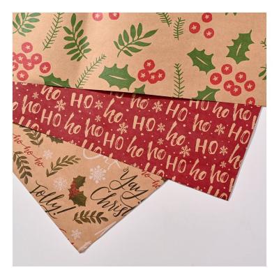 China Recycled Materials Wrapping paper wp-0010 Mixed Pulp Mixed colors Packaging Paper Moisture Proof Packing Items for sale