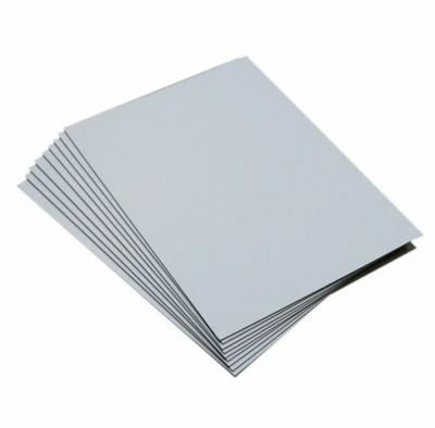 China Recycled Materials Size 1500g-2490g Single side white smooth grey board Good quality cheap price gray board Recycled Paper Board for sale