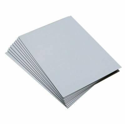 China Recycled Materials Single side white grey board size 1000g 1500g grade AA Good quality cheap price gray board Recycled Paper Board for sale