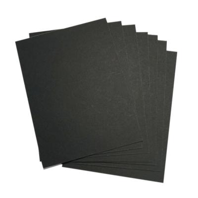 China Recycled Materials Size 680-1000g Grade B Single side black grey board 3C digital packaging products jewelry box packaging for sale