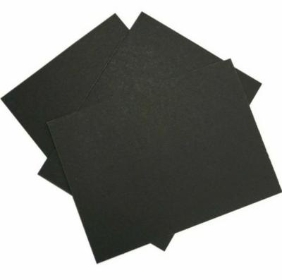 China Recycled Materials Wholesales Black paper Black Paperboard Drum150g Double side High Quality Black cardboard paper sheets cardboard paper for sale