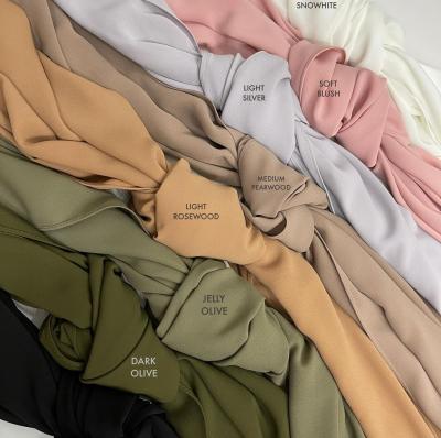 China Diamond Chiffon Instant Headscarves Malaysia Pure Bubble Fashion Chiffon Shawls Simple Bestselling Diamond Headscarf Custom for sale