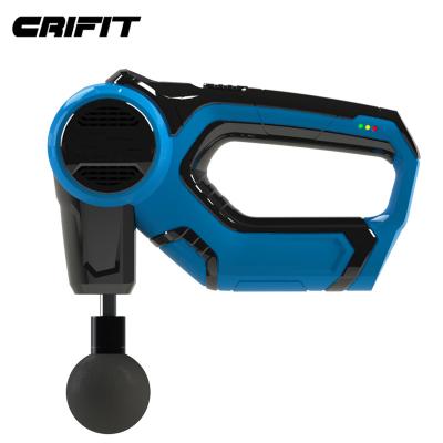 China New Design Body CRIFIT Muscle Massage Crazy Commercial Use Cordless Cordless Muscle Relax Legs Massage Gun for sale