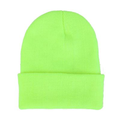 China Low MOQ 2019 Custom Fashionable Unisex Solid Color Warm Shiny Knit Cap Pullovers Warm Winter Woolen Hats Cold Hat Cap for sale