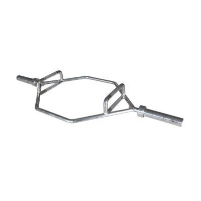 China Alternative to Barbell Hex Bar Gym Fitness Weightlifting Shrug Bar Weightlifting Trap Straight Bar for sale