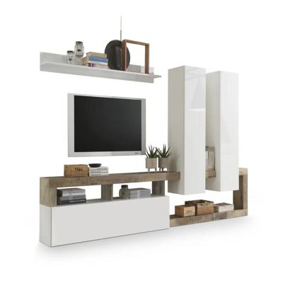 China Assembled Living Room Furniture Exquisite 277cm length Wooden Tv Display Cabinet for sale