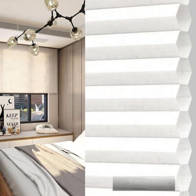 China Adjust Light One Way Window Blinds Temporary Automatic Honeycomb Blinds for sale