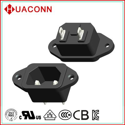 China UL VDE Approved C18 Appliance Inlet 2 Pins HC-99-05B0B00-S09 for sale