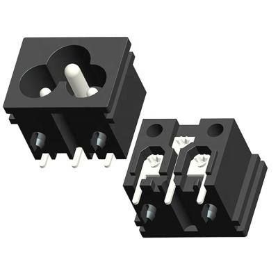 China Industrial ac inlet 3 pin c6 socket PCB holder (IEC 60320-1, C6) for sale