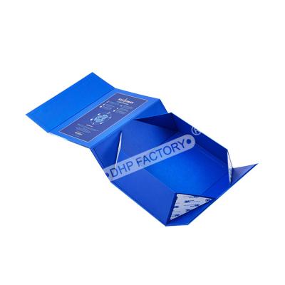 China Matte gelamineerde vouwdoos met lint plat verpakt voor verzending Te koop