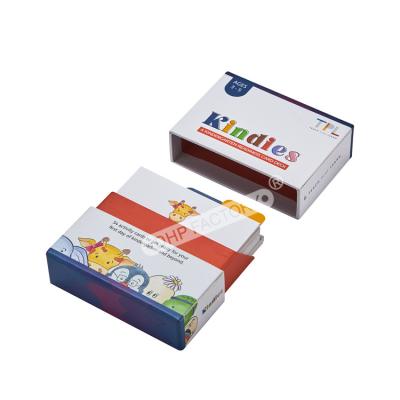 China Draagbare opslagdoos voor kinderen Flashcards met splitser en handvat Te koop