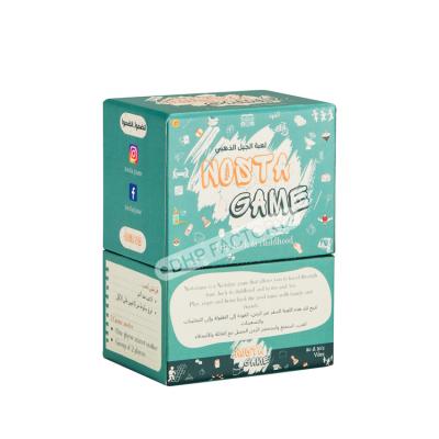 China Custom Rigid Game Card Box voor kinderen Eco-vriendelijk en duurzaam ontwerp Te koop