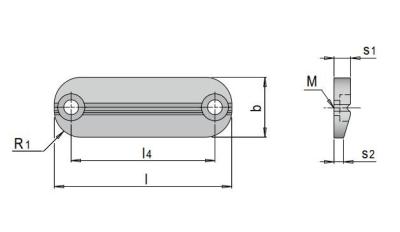 Chine les pièces standard durables du moule 60HRC glissent les séries BT-3049 d'arrêtoir à vendre