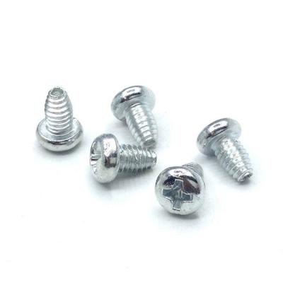 China Self-locking self-locking self-locking screw connection retraction screw rod semicircular triangular head semicircular self-tapping screw for sale
