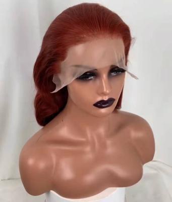 China Body Wave Ginger Lace Wig Loose Frontal Hair Wigs Ginger Frontal Wig for sale