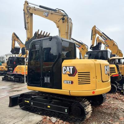 Cina Nuovo tipo Low Hours 7ton Usato escavatore gatto Caterpillar in vendita Escavatore idraulico crawler CAT307E2 in vendita