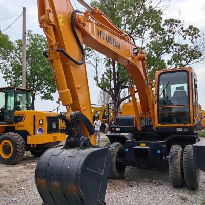 China 15 Tonnen Verwendet 0,23m3 Eimer Kapazität Bagger Hyundai R150w-9 Rad zu verkaufen