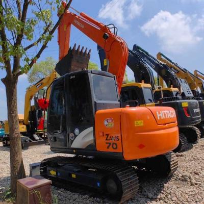 China Gebrauchtes Hitachi ZX70 Crawl Bagger 0,33m3 Eimerkapazität 0,67 Tonnen Kompaktbagger zu verkaufen