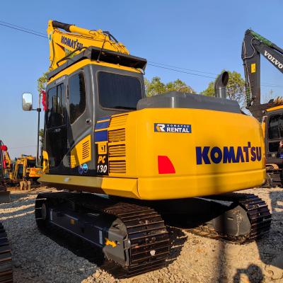 China Gebrauchtes Komatsu PC130 Bagger 13 Tonnen Niedrigstunden zuverlässige Leistung zu verkaufen