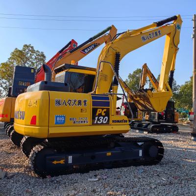 China Japanische Gebrauchtbagger 13 Tonnen Komatsu pc130-8 Gebraucht Crawler Digger PC130lc 313D auf Lager zu verkaufen