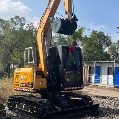 China Used SANY SY75 Crawler Excavator Little Size 0.12m3 Bucket Capacity for sale
