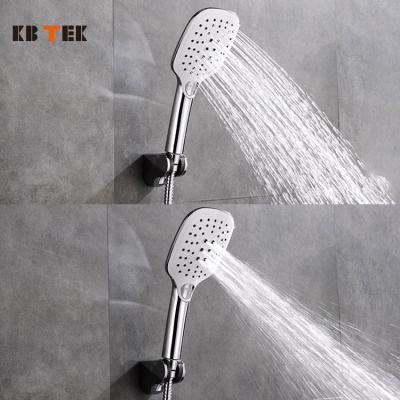 China Wholesale High Quality Popular KB TEK Design Wall Mount Shower Mixer Faucet System Slide Bar Set For Bathroom Shower for sale