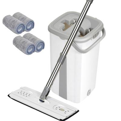China Mini Microfiber Euro Floor Separation Flat Mop Color Mop Lazy Clean Dirty Clean Disposable Flat Hand Workable 360 Degree Mop for sale