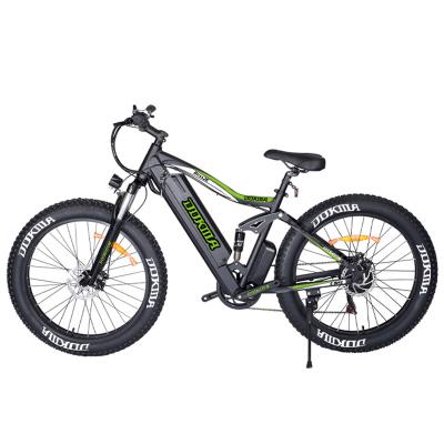 China Aluminum Alloy Dokma Electric Bicycle 48V 500W 10Ah High Fast Speed 26 Inch With Lithium Battery for sale