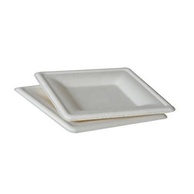 China Wholesale Disposable Biodegradable Fancy Natural Bamboo Disposable Dinner Fast Food Dishes for sale