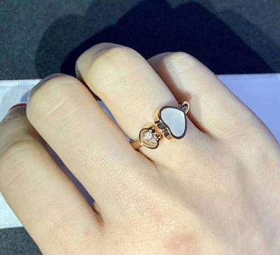中国 高いブランドの宝石類18Kは製造業者金のダイヤモンド型リング宝石類の上がった 販売のため