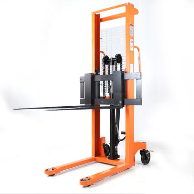 China Construction works 2 Ton Manual Hydraulic Manual Pusher Forklift for sale