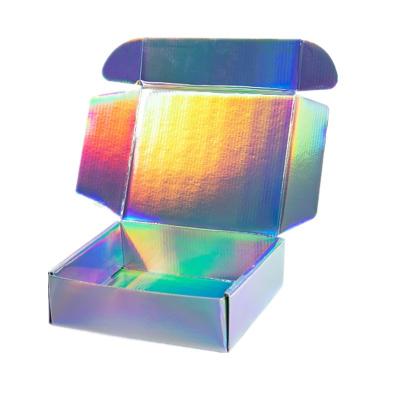 China Collapsible Fashionable Design Cosmetic Paper Packaging Box with Holographic Effect for sale