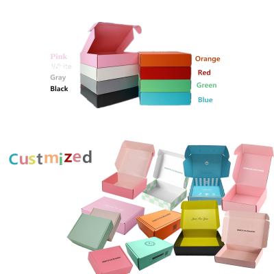 China Custom Order Accepted Corrugated Board Cardboard Boxes with Personalized Logo Design for sale