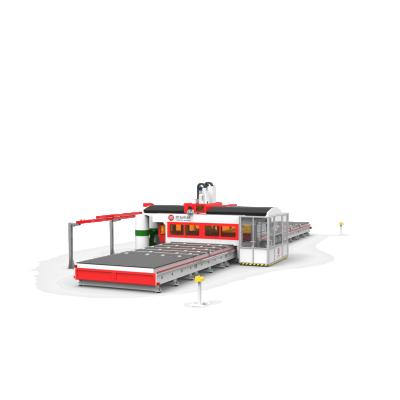 China Building Material Shops Factory Price CNC EPS Sandwich Panel Cutting Machine With 5 Spindle Saw for sale