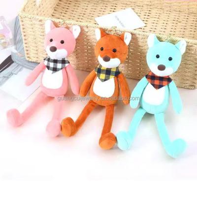 China Plush Newcomers Wholesale Custom 3d Stuffed Plush Rabbit Fox Rhinoceros Elephant Key Chain Wholesale for sale