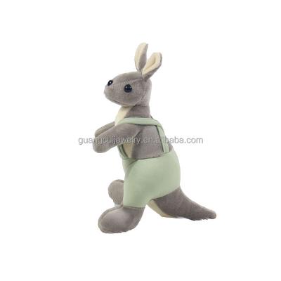 China Plush Newcomers Main Wholesale Chain Custom Cute 3d Plush Animal Natural Kangaroo for sale