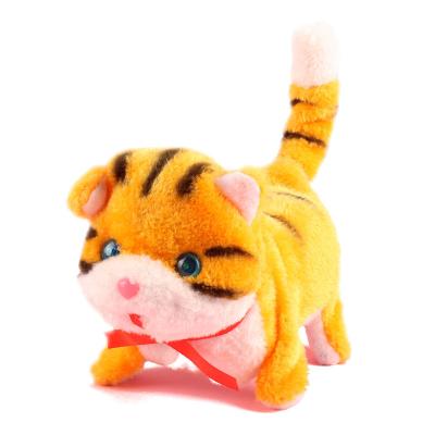 China 2022 Fashion Modern Custom Kids Tending Toys Motion-Activated Talking Moving Cat Plush Toy for sale