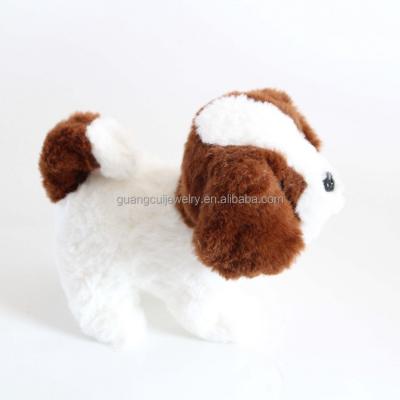 China Promotonal 2022 Fashion Children Tending Toys Decorative Plush Barking Walking Dog for sale