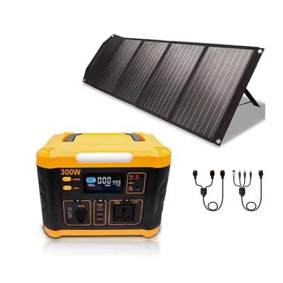 China Portable 300W Backup Battery Bank Solar Power Station Mini Powerstations for sale